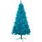 6ft. Pre-Lit Turquoise Medium Pine Artificial Christmas Tree, Clear Lights